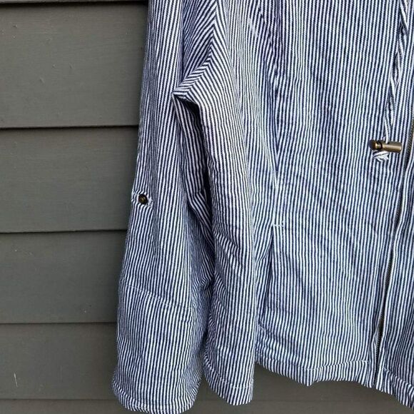 Christopher & Banks Striped Outer Wear Jacket Size XL - Picture 7 of 14